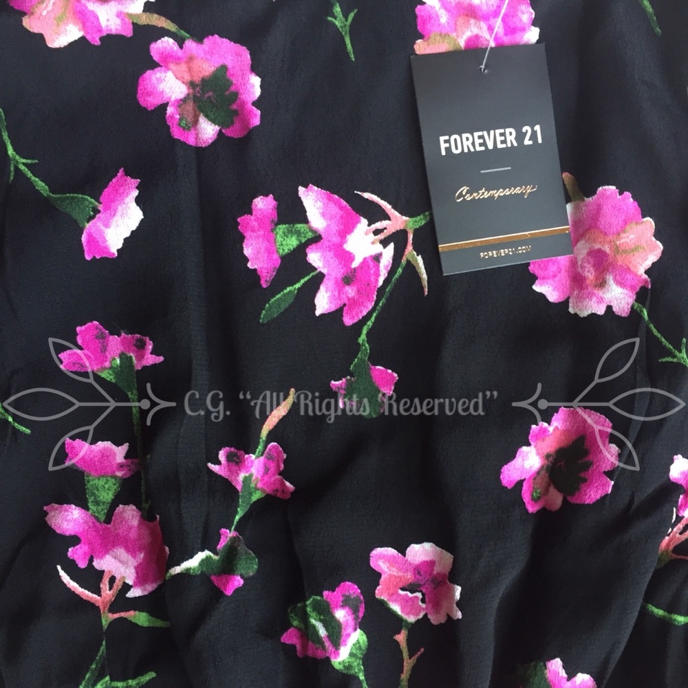 ✨NEW Floral Fit & Flare Cutout Mini Dress Size M,L - Picture 5 of 8